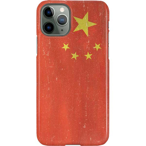 Chinese Flag Distressed iPhone 11 Pro Lite Case